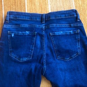 Zara denim skinny jeans with slight stretch